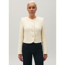 Claudie Pierlot - Jasje met ronde hals - 42 Maat - Beige