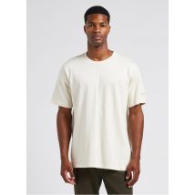Les Deux - Tee-shirt col rond sérigraphié en coton bio - Taille M - Beige