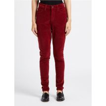 Levi's - Pantalon skinny en velours côtelé - Taille 31/32 - Rouge