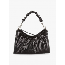 Lancaster Paris - Langwerpige - leren handtas met versleten effect - Een Maat - Zwart