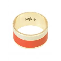 Bangle Up - Bracelet bicolore en métal trempé - Taille 1 - Orange