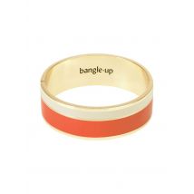 Bangle Up - Tweekleurige armband - 1 Maat - Oranje