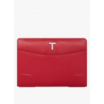 Le Tanneur - Brieftasche aus genarbtem leder - Einheitsgröße - Rot