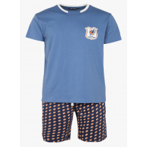 Arthur - Pyjama imprimé en coton - Taille M - Bleu