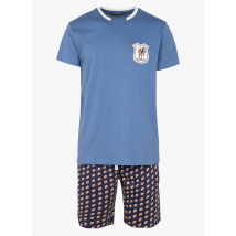 Arthur - Pyjama imprimé en coton - Taille M - Bleu