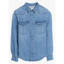Bellerose - Katoenen blouse met klassieke kraag - 4A Maat - Blauw