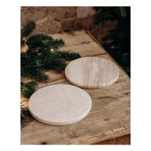 Debongout - La planche en marbre ronde - Taille Unique - Gris