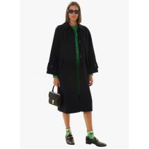 Tara Jarmon - Jas met klassieke kraag wolblend - 36 Maat - Blauw