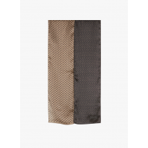Ikks - Foulard imprimé en soie - Taille Unique - Noir