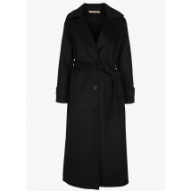 La Fee Maraboutee - Rechte jas met reverskraag wolblend - 40 Maat - Zwart