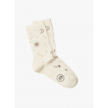 Royalties - Sokken met jacquardmotief katoenblend - 36/40 Maat - Beige