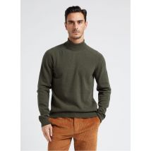 Knowledge Cotton Apparel - Col roulé en laine - Taille XL - Vert