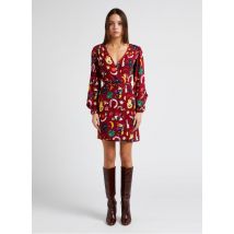 Soi Paris - Korte jurk met overslag - 38 Maat - Rood