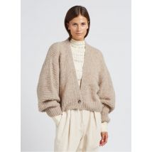 Mes Demoiselles - Cárdigan corto de mezcla de alpaca - Talla 0 - Beige