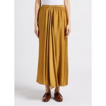 Mes Demoiselles - Halflange - satijnachtige rok - 40 Maat - Bruin