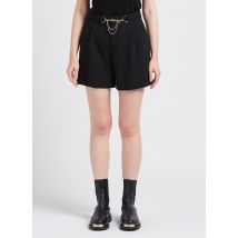 Liu Jo - Wijd short met hoge taille - 44 Maat - Zwart