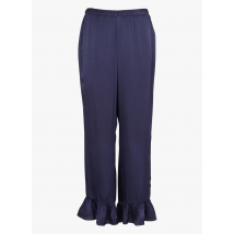 Love Stories - Pantalon satiné - Taille L - Bleu