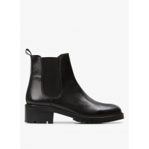 Mellow Yellow - Botines de piel lisa - Talla 40 - Negro
