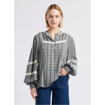 Stella Forest - Top de algodón con cuello redondo - Talla 36 - Gris