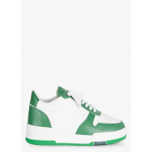 Zespa - Tweekleurige - lage leren sneakers - 45 Maat - Wit