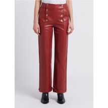 The Label Edition - Pantalon large - Taille M - Rouge