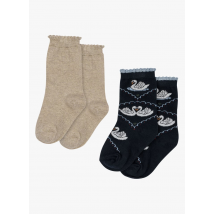 Konges Slojd - Sokken biokatoenblend - 25/28 Maat - Blauw