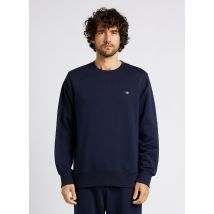 Gant - Sweatshirt col rond en coton mélangé - Taille L - Bleu