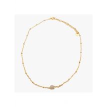 Ginandger - Collier pierre de soleil - Taille Unique - Orange