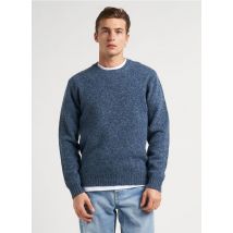 Hartford - Jersey de lana con cuello redondo - Talla XL - Azul