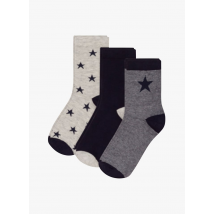 Petit Bateau - Setje met 3 paar sokken katoenblend - 31/34 Maat - Multikleurig
