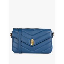 Lancaster Paris - Leren schoudertas - Een Maat - Blauw