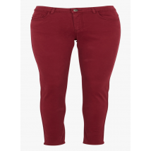 One Step - Slim-fit jeans van stretchkatoen met hoge taille - 42 Maat - Rood