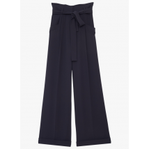 Tara Jarmon - Wijde broek met hoge taille - 40 Maat - Blauw