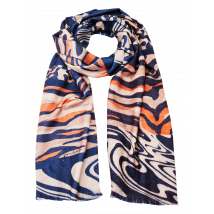 Desigual - Foulard rectangulaire imprimé - Taille Unique - Marron