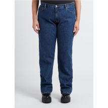 Gina Tricot - Rechte - katoenen jeans - 46 Maat - Blauw