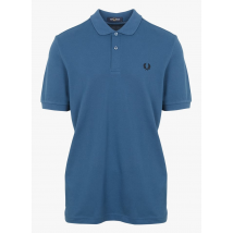 Fred Perry - Polo en coton piqué - Taille L - Bleu