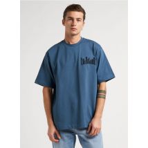 Chevignon - Tee-shirt col rond brodé en coton - Taille L - Bleu
