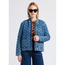 Maison Hotel - Jacke mit rundhalskragen aus baumwoll-denim - Größe M - Blau
