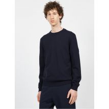 Saison 1865 - Jersey de lana con cuello redondo - Talla L - Azul