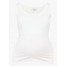 Boob - Camiseta de tirantes de premamá y lactancia de algodón ecológico - Talla S - Blanco