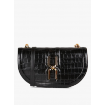 Lancel - Sac bandoulière en cuir effet croco - Taille Unique - Noir