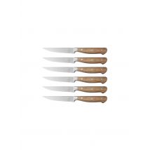 Bjorn - Couteaux à steak jakob - 6 pièces - Taille Unique - Marron