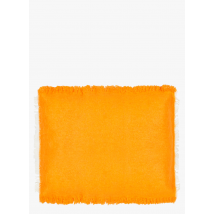 Bed And Philosophy - Coussin à franges 60x40 cm en laine mélangée - Taille Unique - Orange