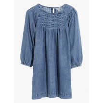 Bellerose - Korte - katoenen jurk met ronde hals - 8A Maat - Blauw