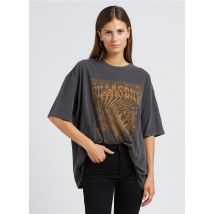 Billabong - Ruimvallend - katoenen t-shirt met ronde hals - M Maat - Zwart