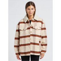 Billabong - Chaqueta oversize estampada con cuello clásico - Talla S - Blanco