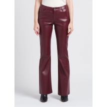 Liu Jo - Broek met uitlopende pijpen - 38 Maat - Prune