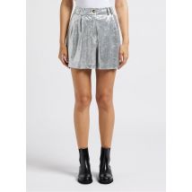 Pablo - Short droit métallisé - Taille 36 - Rose
