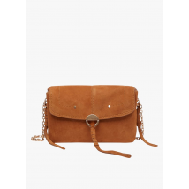 Vanessa Bruno - Bolso al hombro de piel aterciopelada - Talla única - Marrón