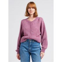 Des Petits Hauts - Cárdigan recto de cuello redondo - Talla 1 - Violeta